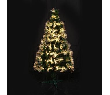 Sapin de Noel Los Angeles Blanc Fibre Optique H90