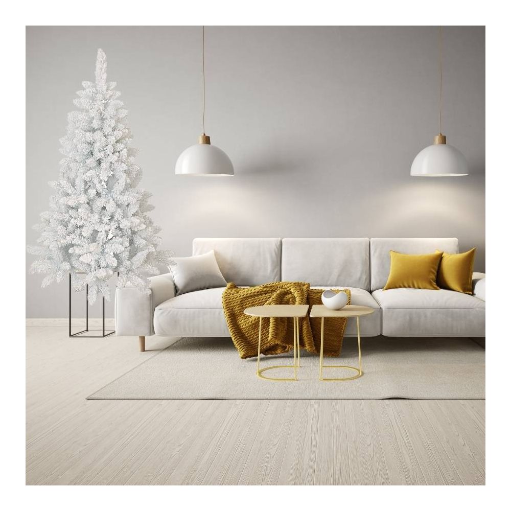 Sapin de Noel Artificiel Luxe Neige Floque H180