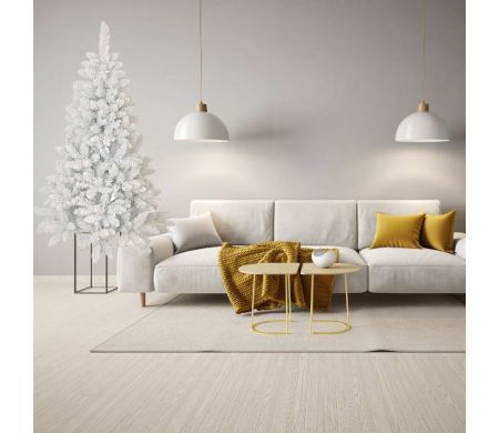 Sapin de Noel Artificiel Luxe Neige Floque H180