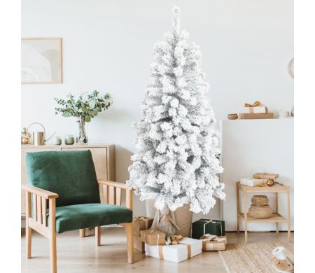 Sapin de Noel Artificiel Luxe Neige Alaska H150