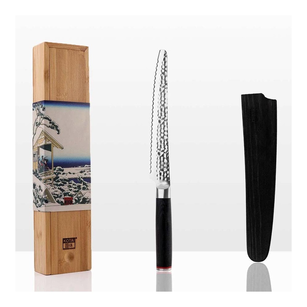 Couteau à pain dentelé Pakka KOTAI - Type couteau japonais - Lame 20 cm