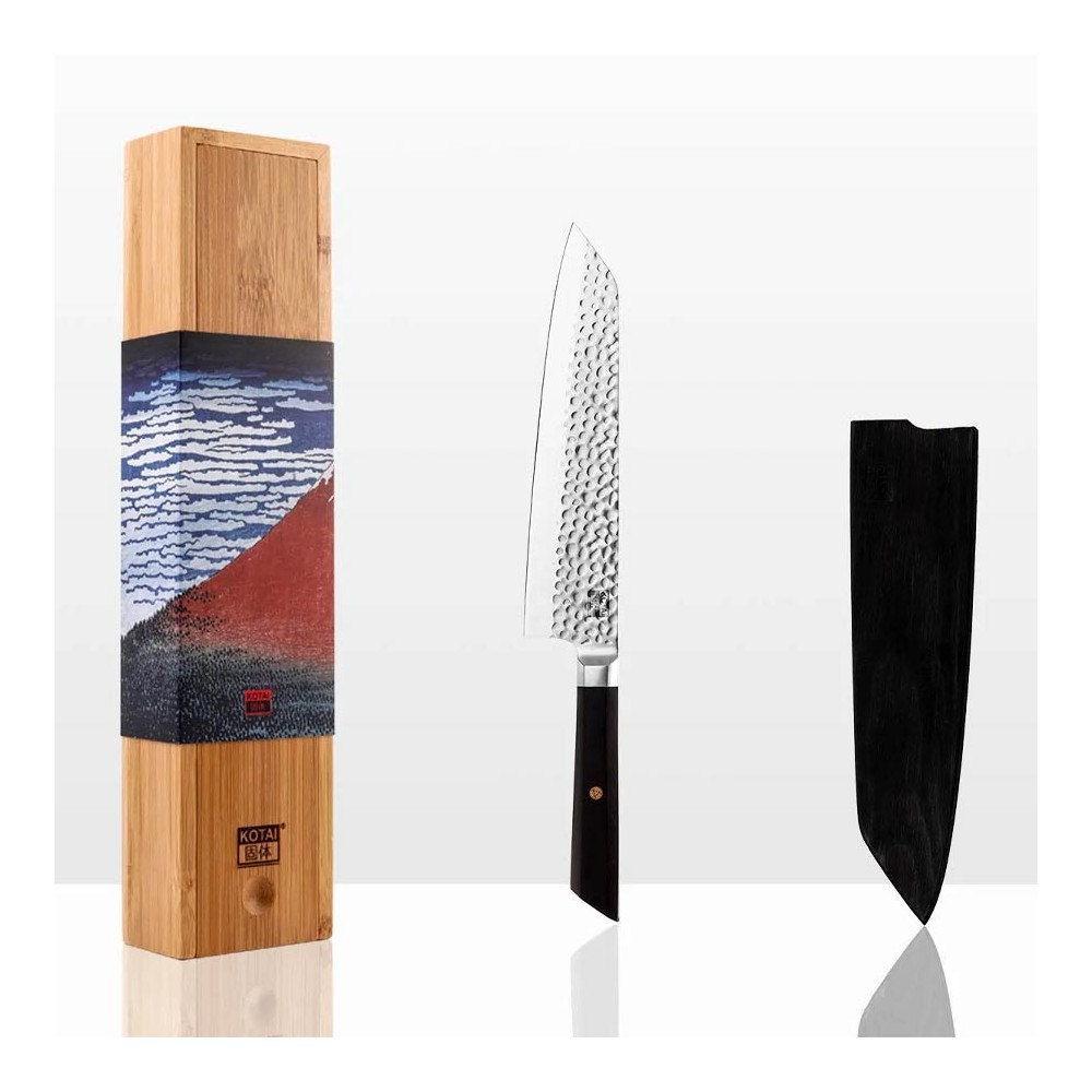 Couteau Kiritsuke Bunka KOTAI - Type couteau de Chef japonais - Lame 21 cm