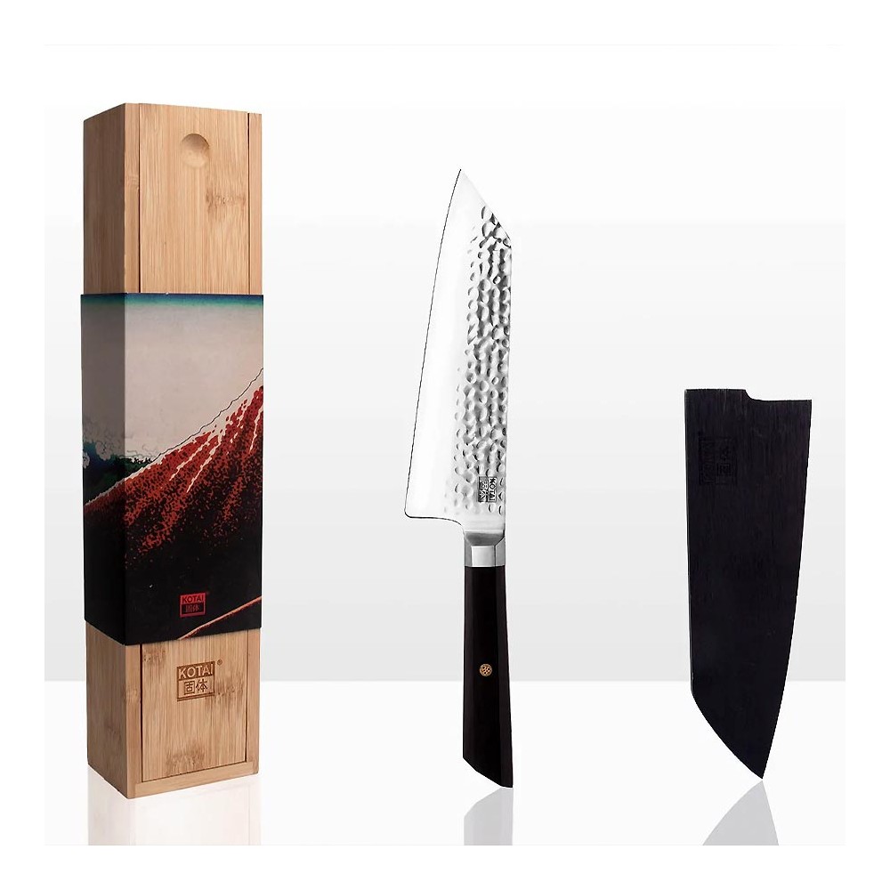 Couteau Santoku Bunka KOTAI - Type couteau de Chef japonais - Lame 17 cm