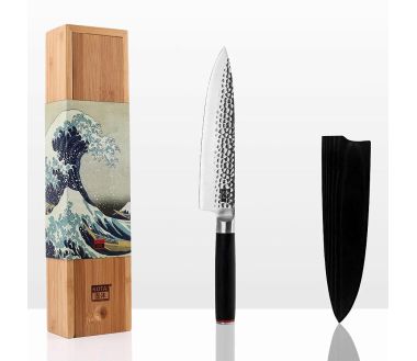 Set Essentiel 3 couteaux Pakka KOTAI - Type couteaux japonais