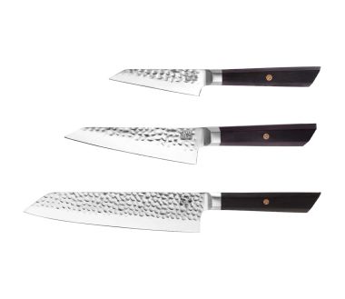 Set Essentiel 3 couteaux Bunka KOTAI - Type couteaux japonais