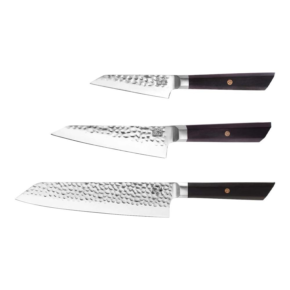 Set Essentiel 3 couteaux Bunka KOTAI - Type couteaux japonais