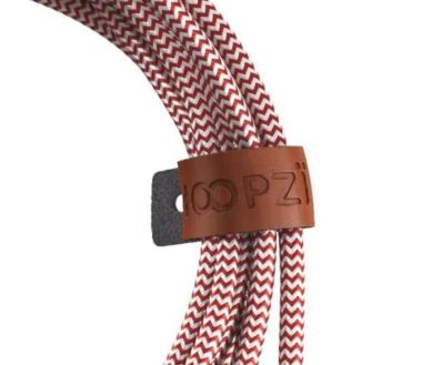 Hoopzï - Luminaire Bala fil électrique - Zig-Zag Rouge Edition limitée