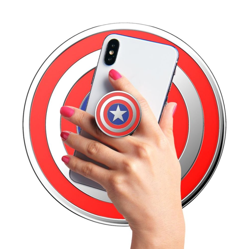 Poignée de téléphone PopGrip PopSockets - Captain America