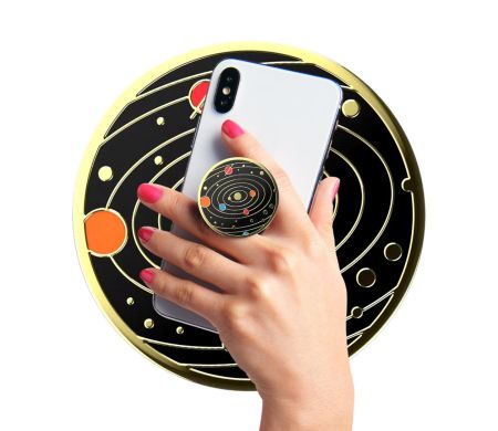 Poignée de téléphone PopGrip PopSockets - Enamel Solar Flare