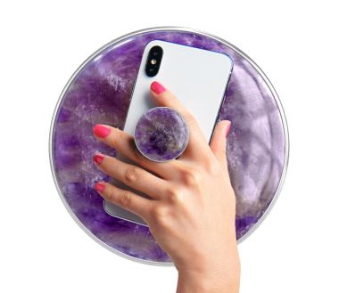 Poignée de téléphone PopGrip PopSockets - Amethyst