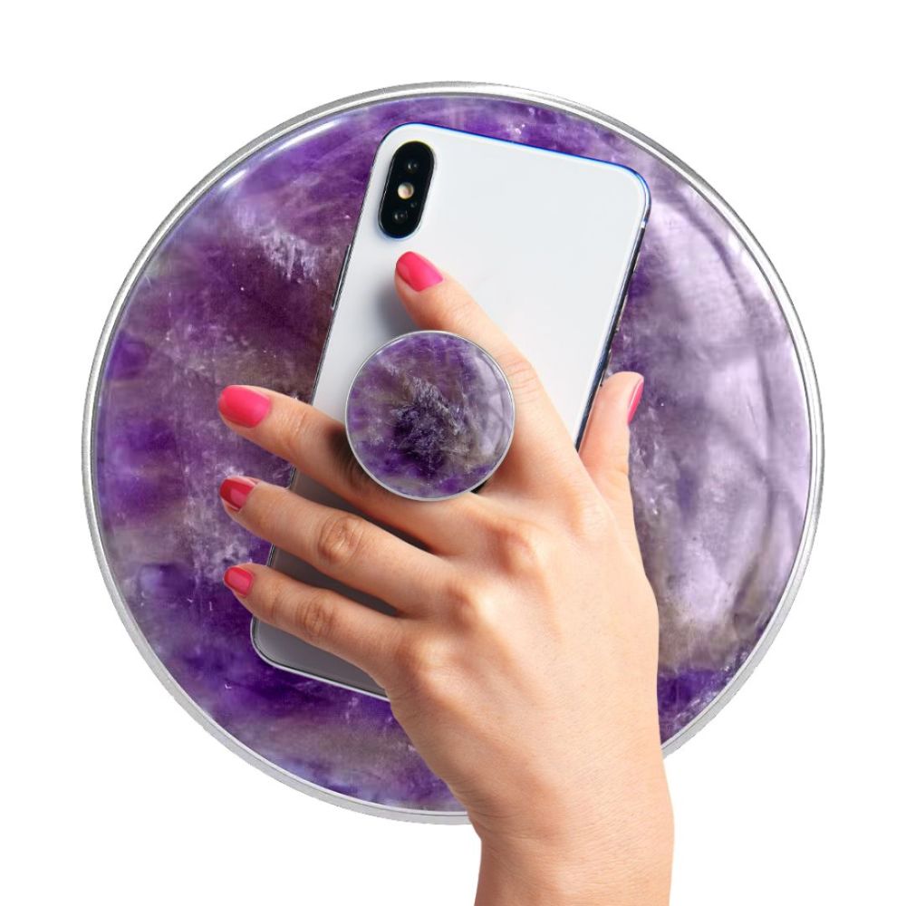 Poignée de téléphone PopGrip PopSockets - Amethyst