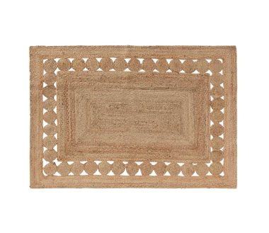 Tapis rectangulaire en jute Balita