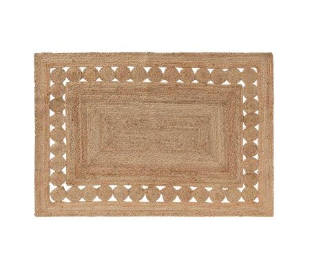 Tapis rectangulaire en jute Balita