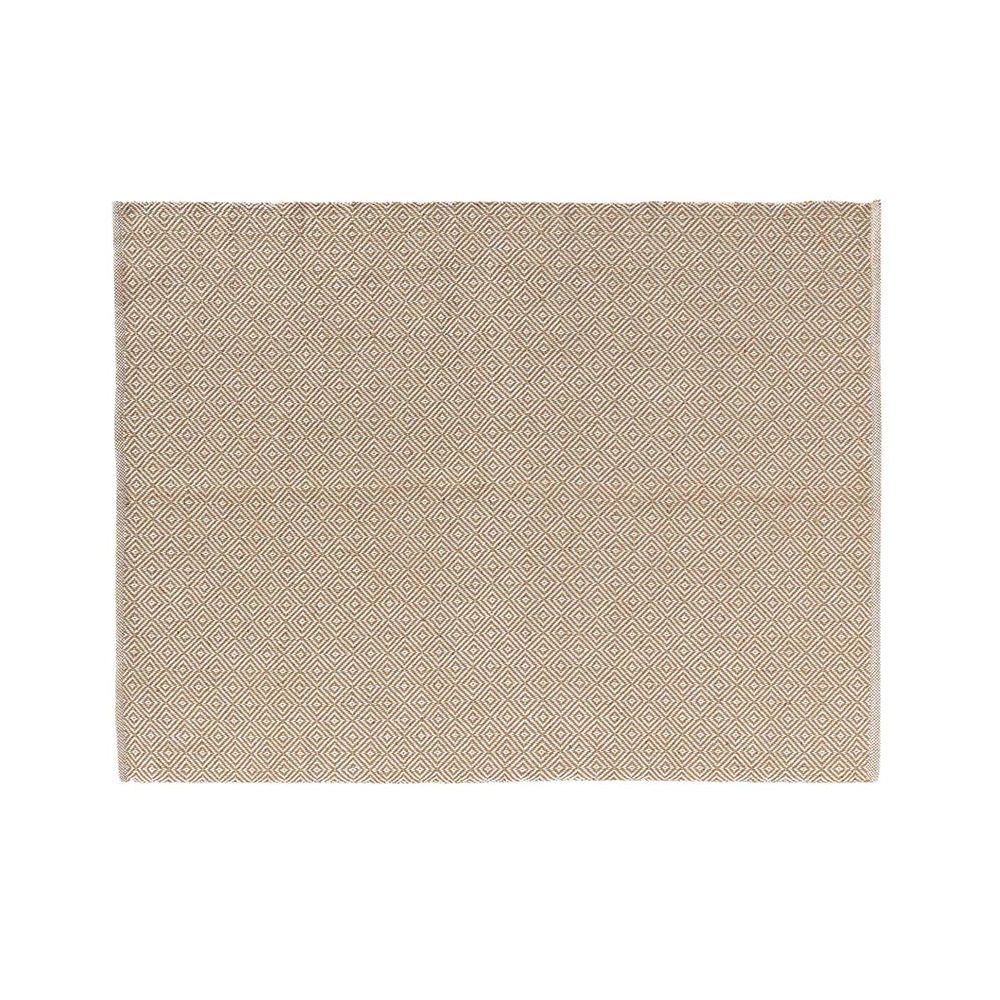 Tapis rectangulaire en jute et coton Livio