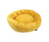 Coussin Rond Donut Polyester D50 x H16 cm Boho