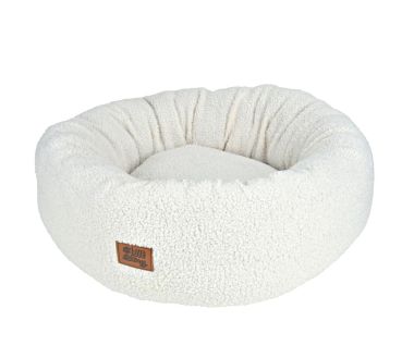 Coussin Rond Wooly Laine Bouclée D55 x H20 cm