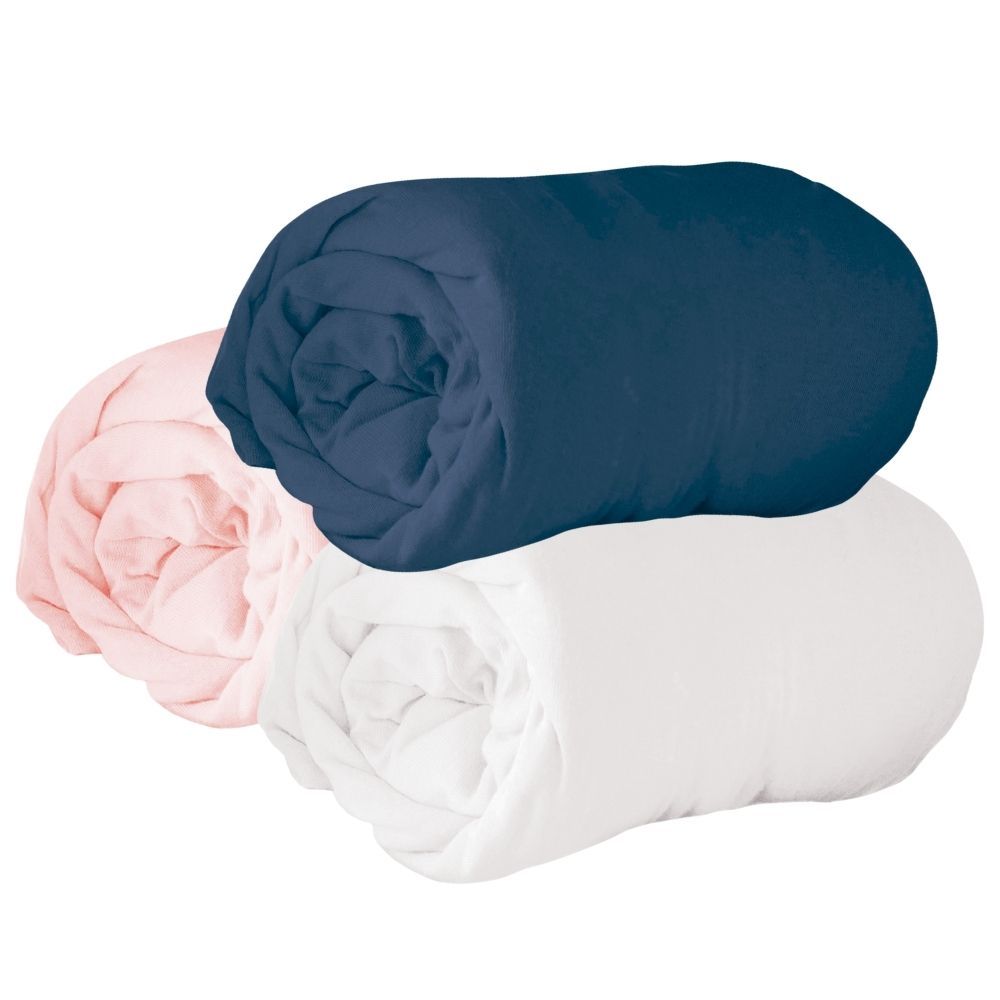 Lot de 3 draps housse Jersy 160-2