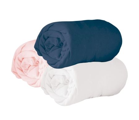 Lot de 3 draps housse Jersy 160-2