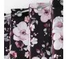 Lot de 2 rideaux Velvet Flower Douceur d'intérieur - Noir 140 x 240