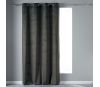 Lot de 2 rideaux Velvetine Douceur d'intérieur - Anthracite 140 x 280