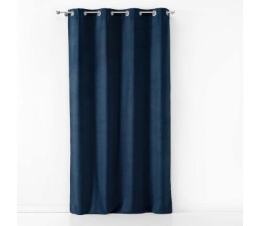 Lot de 2 rideaux Sultane Douceur d'intérieur - Bleu 140 x 240