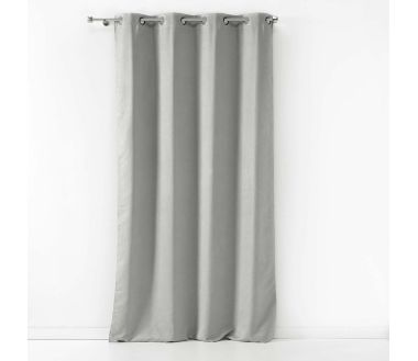 Lot de 2 rideaux Sultane Douceur d'intérieur - Gris 140 x 240