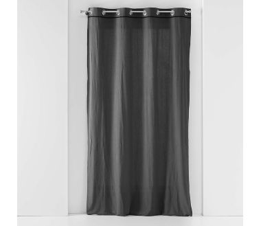 Lot de 2 rideaux Linette Douceur d'intérieur - Anthracite  135 x 240