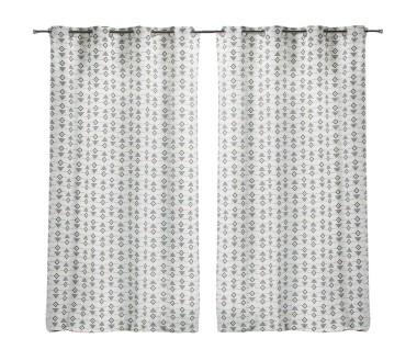 Lot de 2 rideaux Letiko Douceur d'intérieur - blanc  140 x 240