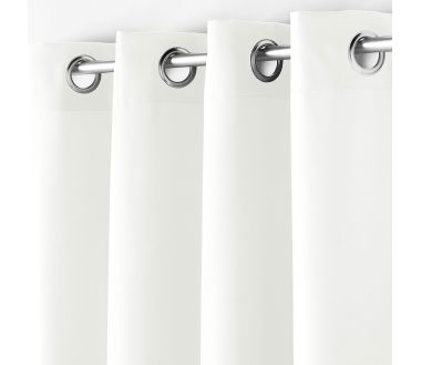 Lot de 2 rideaux Essentiel Douceur d'intérieur - Blanc 140 x 260