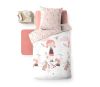 Pack 5 pièces Alice - Parure de lit avec 2 draps housse et 1 nounours