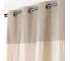 Lot de 2 rideaux Tessa Top Bouclette beige Douceur d'intérieur - 140 x 240