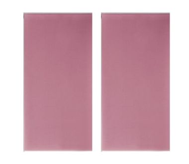 Lot de 2 stores enrouleur Occult Douceur d'intérieur - 60 x 90 cm Rose