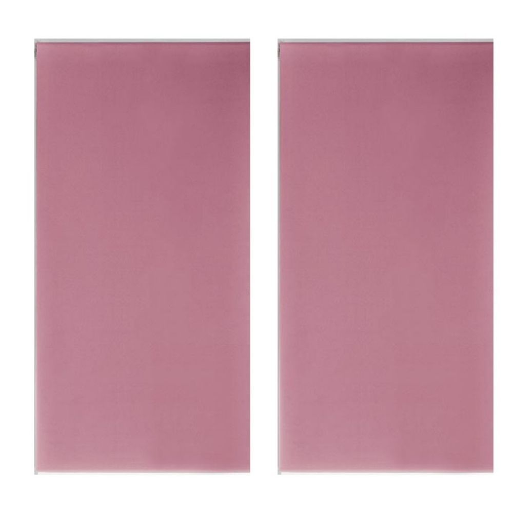 Lot de 2 stores enrouleur Occult Douceur d'intérieur - 60 x 90 cm Rose