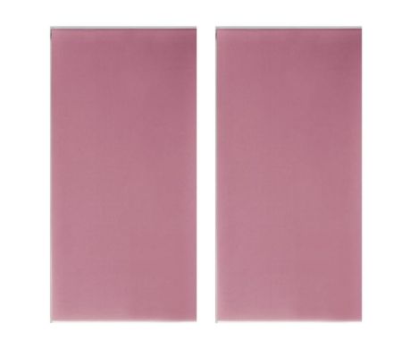 Lot de 2 stores enrouleur Occult Douceur d'intérieur - 60 x 90 cm Rose