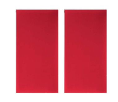 Lot de 2 stores enrouleur Occult Douceur d'intérieur - 60 x 90 cm Rouge