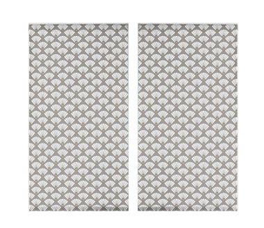 Lot de 2 stores enrouleur tamisant Art Déco Chic Douceur d'intérieur - 60 x 90 cm