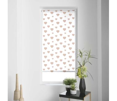 Lot de 2 stores enrouleur tamisant Piccolino - 60 x 90 cm Rose