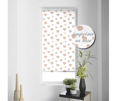 Lot de 2 stores enrouleur tamisant Piccolino - 60 x 90 cm Rose