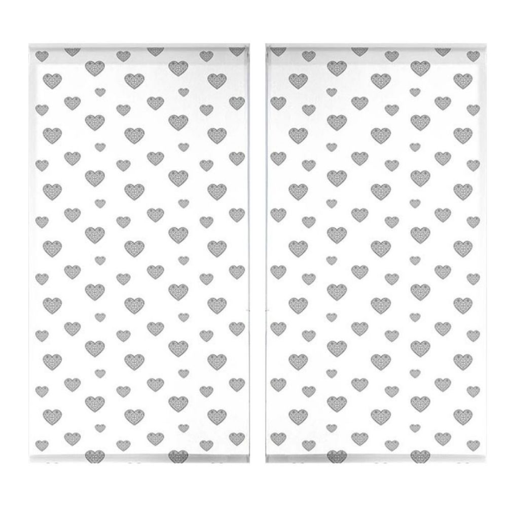 Lot de 2 stores enrouleur tamisant Piccolino - 60 x 90 cm Argent