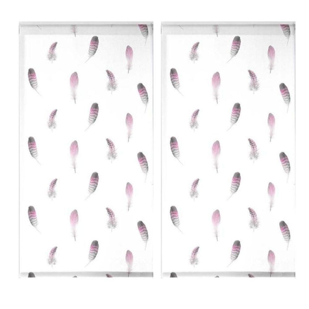 Lot de 2 stores enrouleur tamisant Plumala - 60 x 90 cm