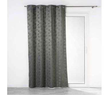 Lot de 2 rideaux Lunella - 140 x 260 cm Gris