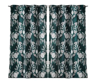 Lot de 2 rideaux Panabel - 140 x 240 cm Bleu