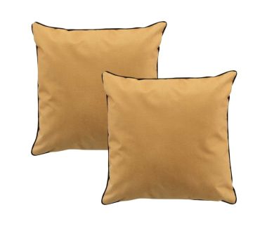 Lot de 2 coussins Siesta - Jaune