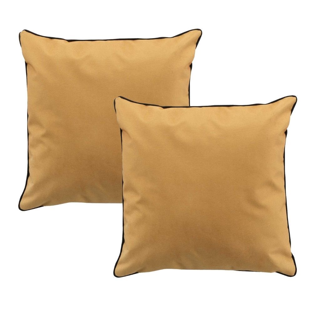 Lot de 2 coussins Siesta - Jaune