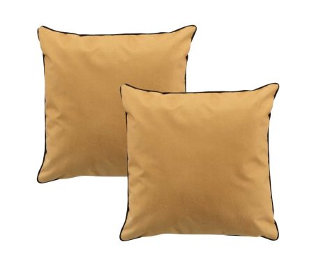 Lot de 2 coussins Siesta - Jaune