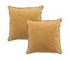 Lot de 2 coussins Siesta - Jaune