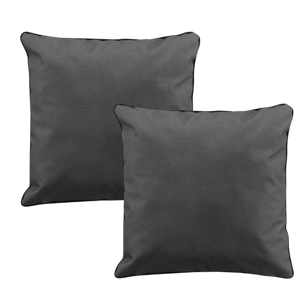 Lot de 2 coussins Siesta - gris