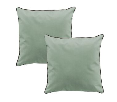 Lot de 2 coussins Siesta - Sauge