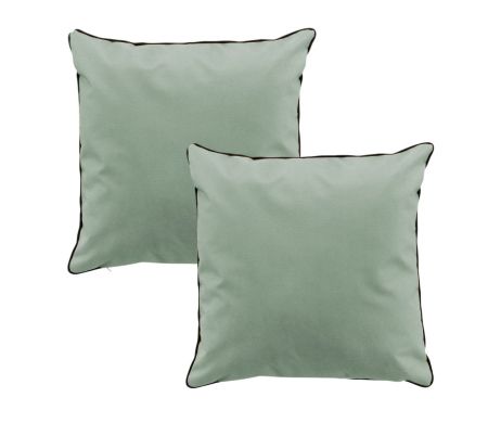 Lot de 2 coussins Siesta - Sauge