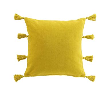 Lot de 2 coussins Tasselina - Jaune